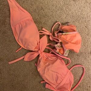 Hollister Peach Bikini Set
